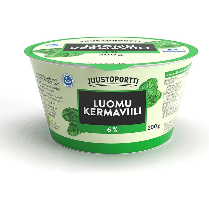 Juustoportti Luomu Kermaviili 200 g