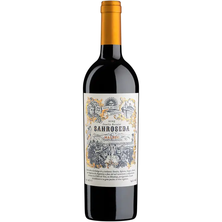 Sanroseda Malbec Organic vein 14%vol 750 ml