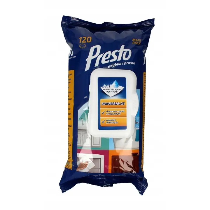 Presto Clean 2in1 universaalsed puhastuslapid 120 tk