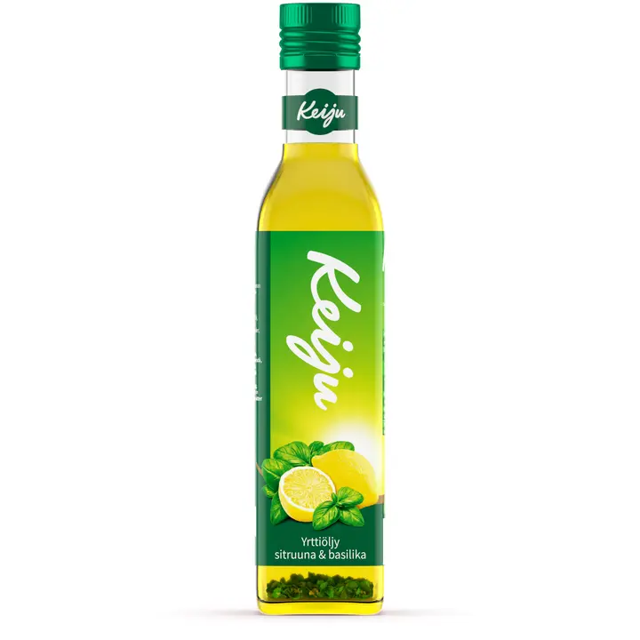Keiju sitruuna, basilika yrttiöljy 250ml