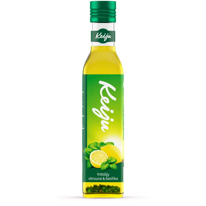 Keiju sitruuna, basilika yrttiöljy 250ml