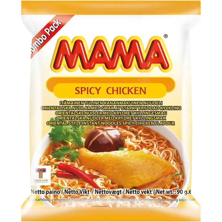 Mama Itämainen tulinen kananmakuinen nuudeli 90g