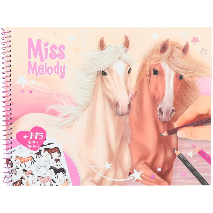 Miss Melody värityskirja