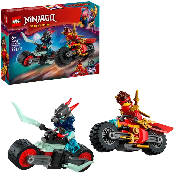 LEGO® Ninjago 71838 Kain vauhdikas moottoripyöräkisa