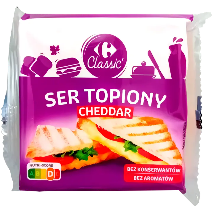 Carrefour Classic sulatatud Cheddar juust 130g