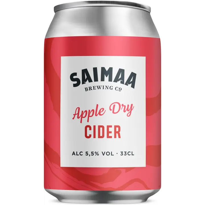 Saimaa Dry Apple Cider 5,5% siideri 0,33l tölkki