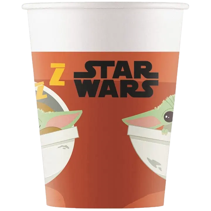 FSC Paper Cup 200ml SW Mandalorian 8 kpl