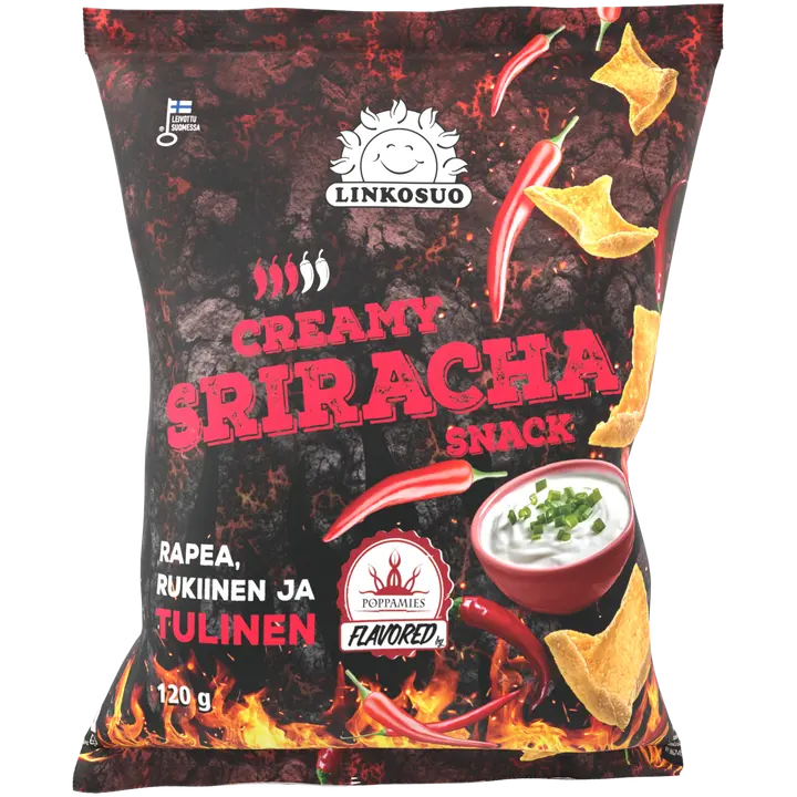 Linkosuo x Poppamies Snack creamy sriracha 120 g