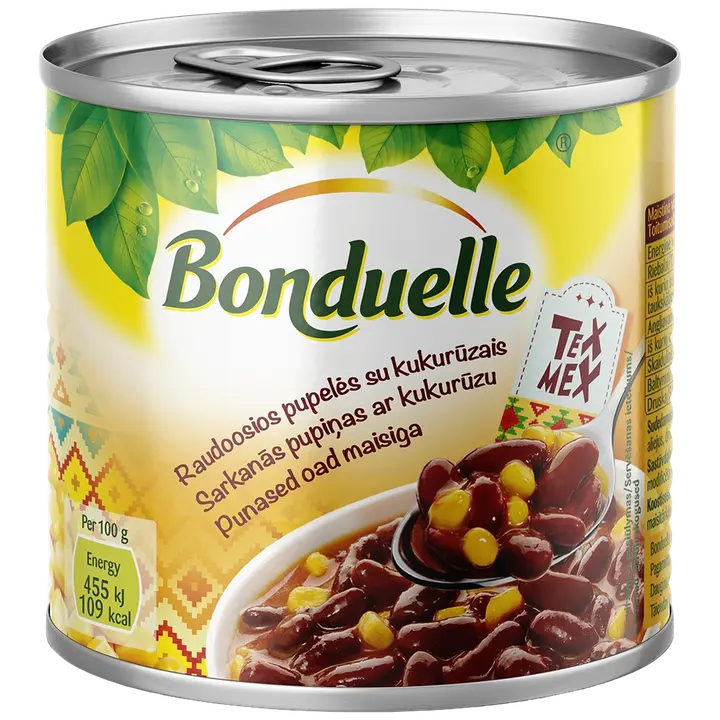Bonduelle punased oad maisiga 430g