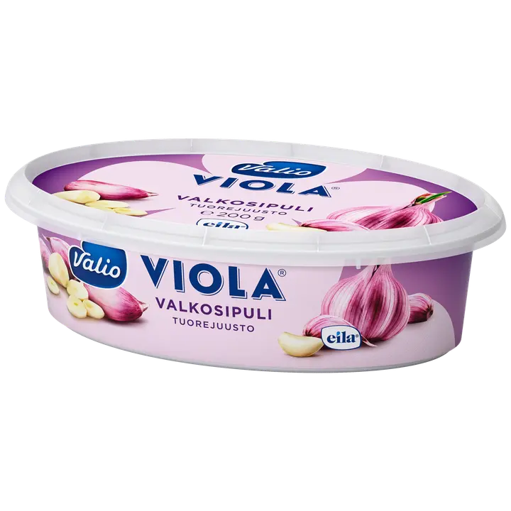 Valio Viola® e200 g valkosipuli tuorejuusto laktoositon