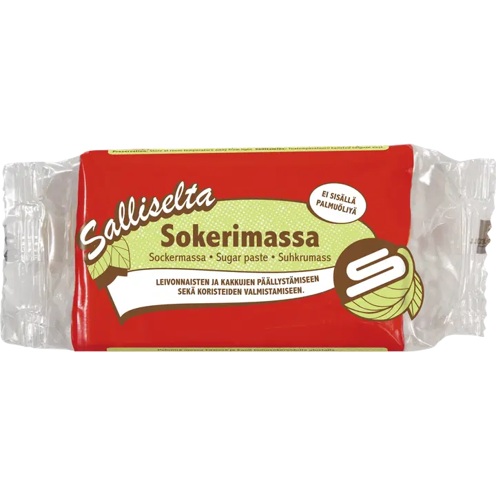 Salliselta Sokerimassa punainen 250g