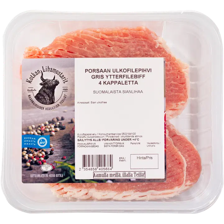 KOTKAN LIHAMESTARIT PO. ULKOFILEEPIHVI 3 KPL