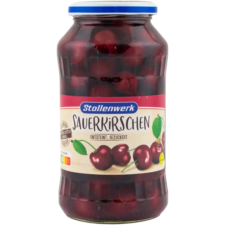 Stollenwerk 680/350g kivettömät hapankirsikat