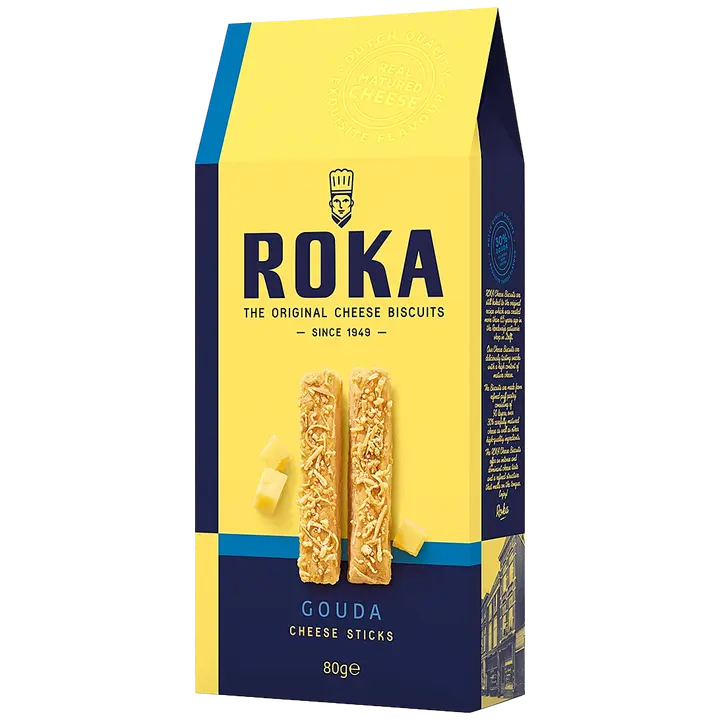 ROKA Gouda rapea juustotikku 80 g