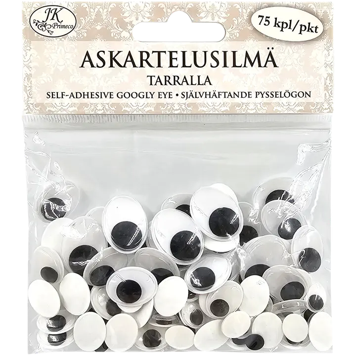 J.K. Primeco askartelusilmätarra soikea 75kpl