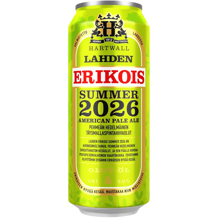 Lahden Erikois Summer 2026 olut 5% 0,5 l