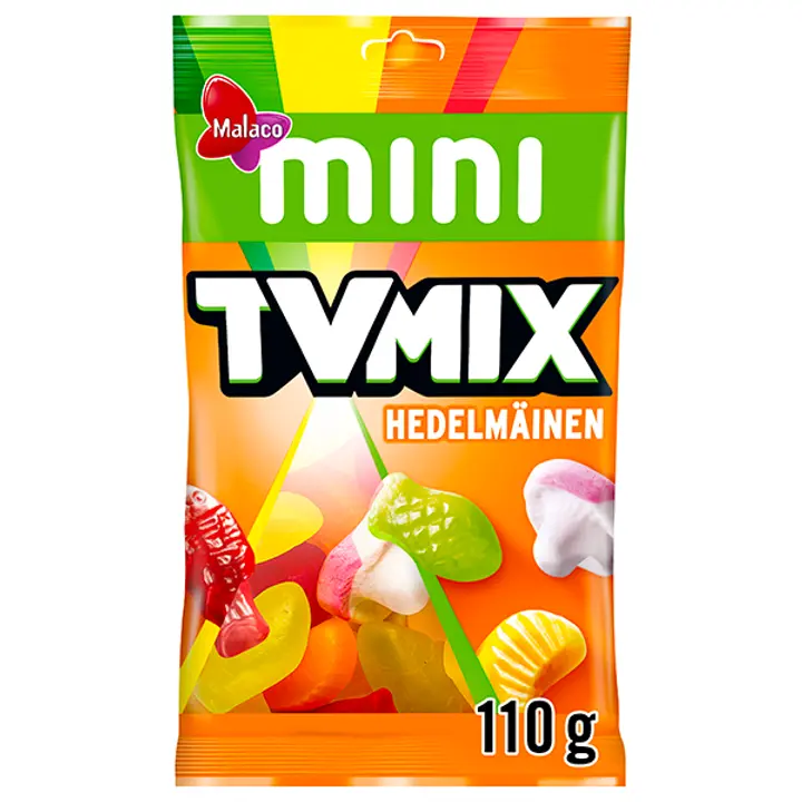 Cloetta Malaco Tv Mix Mini Hedelmäinen makeissekoitus 110g