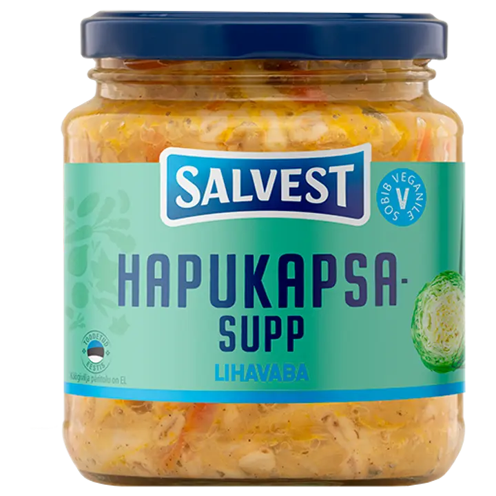 Salvest hapukapsasupp 530 g lihavaba