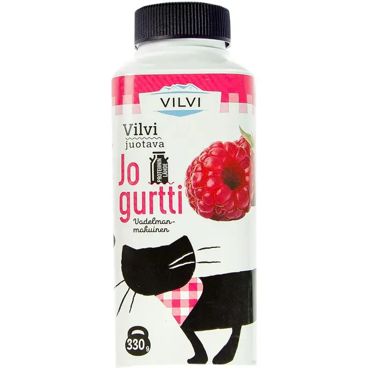 Vilvi vadelmajogurttijuoma 330 g