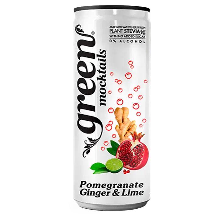 Green Mocktails pomegranate-ginger-lime 330ml