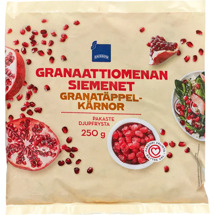 Rainbow 250g granaattiomenan siemenet