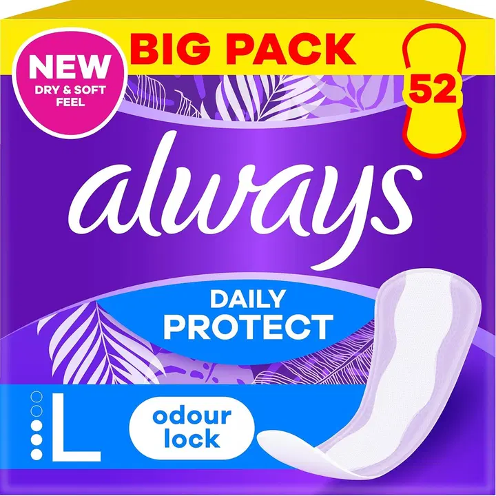 Pesukaitse Always Daily Protect Long 52tk