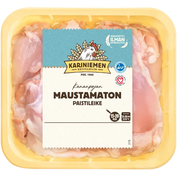 Kariniemen Kananpojan paistileike maustamaton 600 g