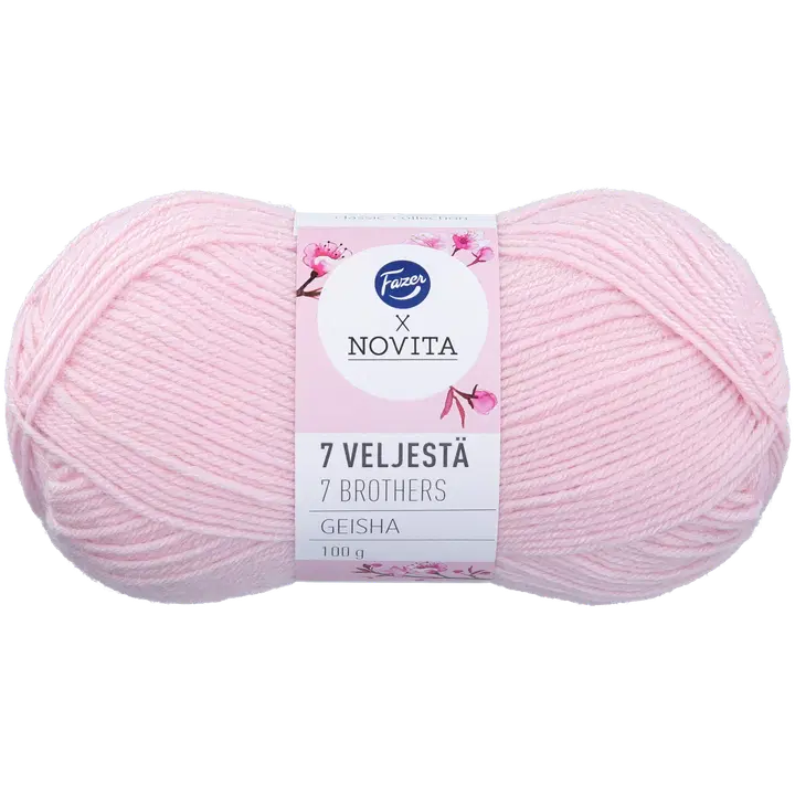 Fazer x Novita Garn 7 Veljestä Geisha