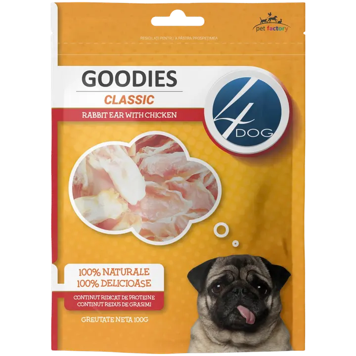 Maiused koertele Jänese kõrv kanaga 100g