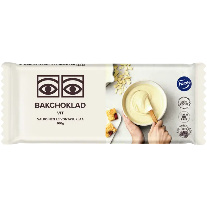 Fazer Ögon Valkoinen Leivontasuklaa 100g