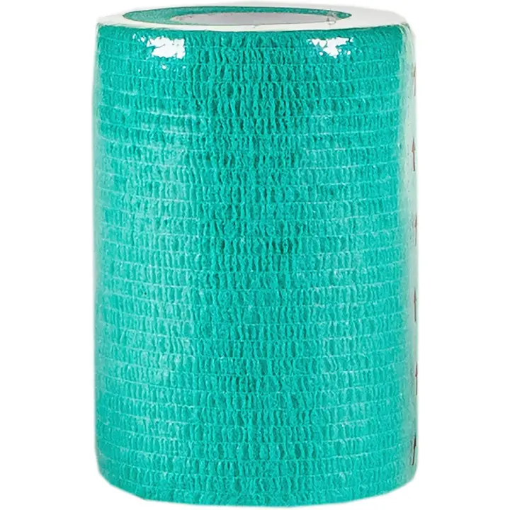 Tugiside isekinnituv 7,5 cmx4,5 m, türkiis