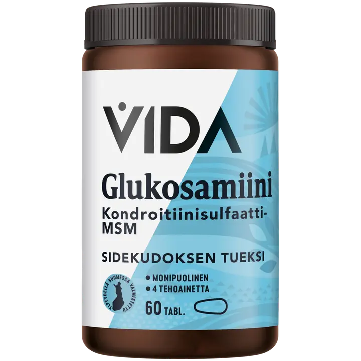 Vida Glukosamiini-kondroitiinisulfaatti-MSM ravintolisä 60 tabl