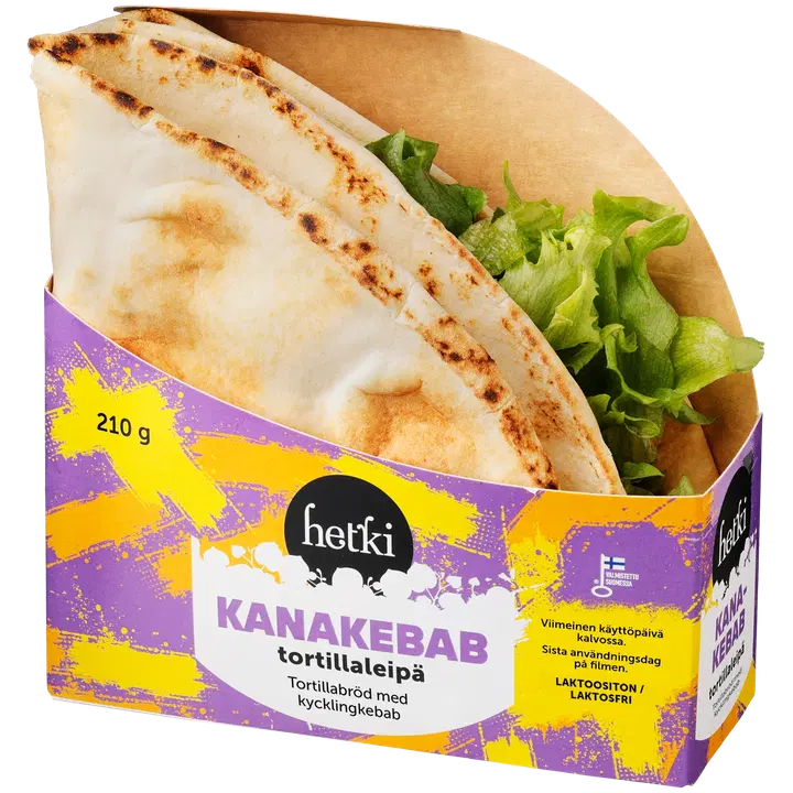 Fresh Hetki Kanakebab tortillaleipä 210 g