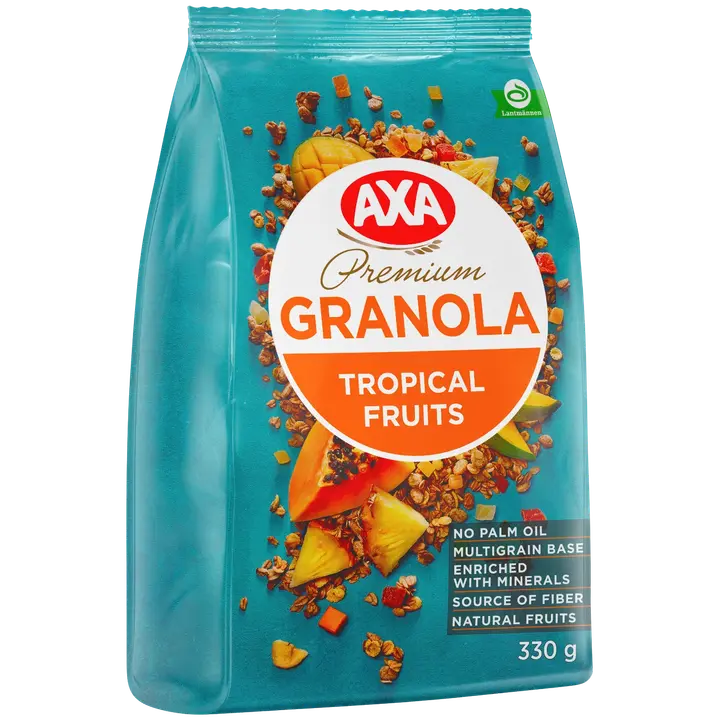 Axa premium müsli troopiliste viljadega 330g
