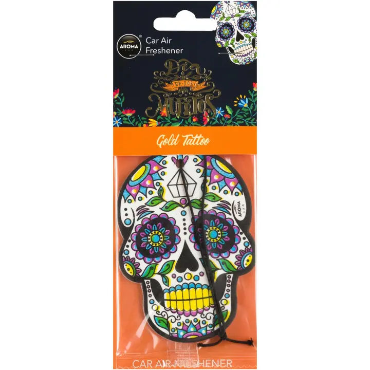 Õhuvärskendaja Gold Tattoo Skull