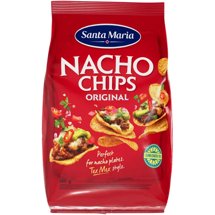 Santa Maria Nacho Chips maissilastut 185g