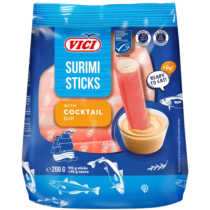 Vici Minisurimipulgad kokteilikastmega, MSC 200g