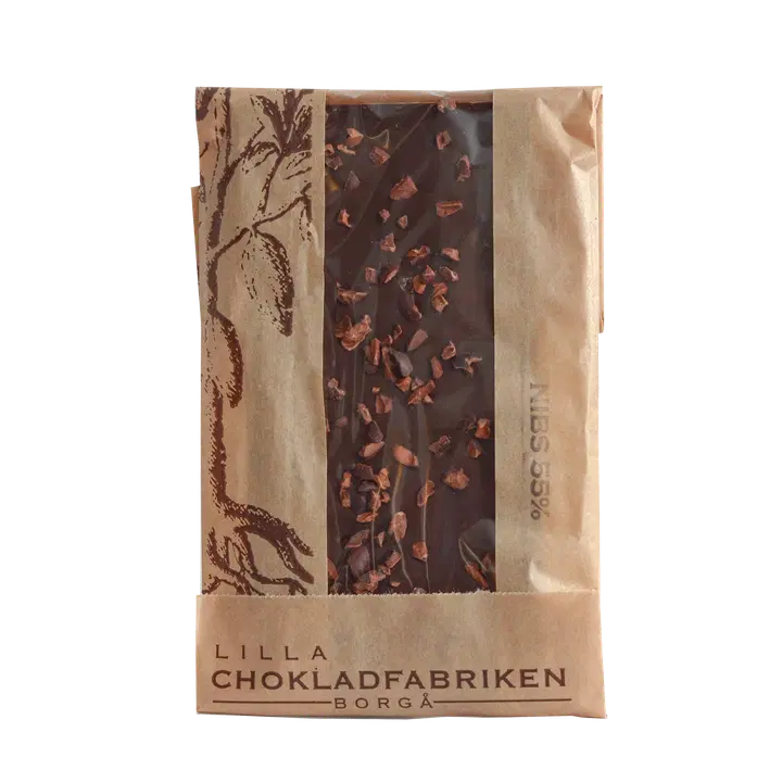 Pieni Suklaatehdas Kaakaopapu-tummasuklaalevy 95g