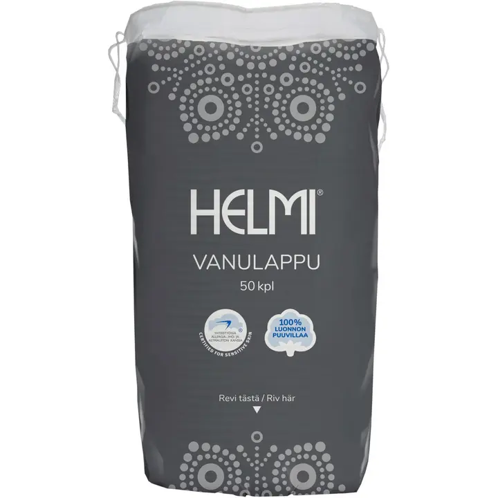 Helmi iso vanulappu 50 kpl