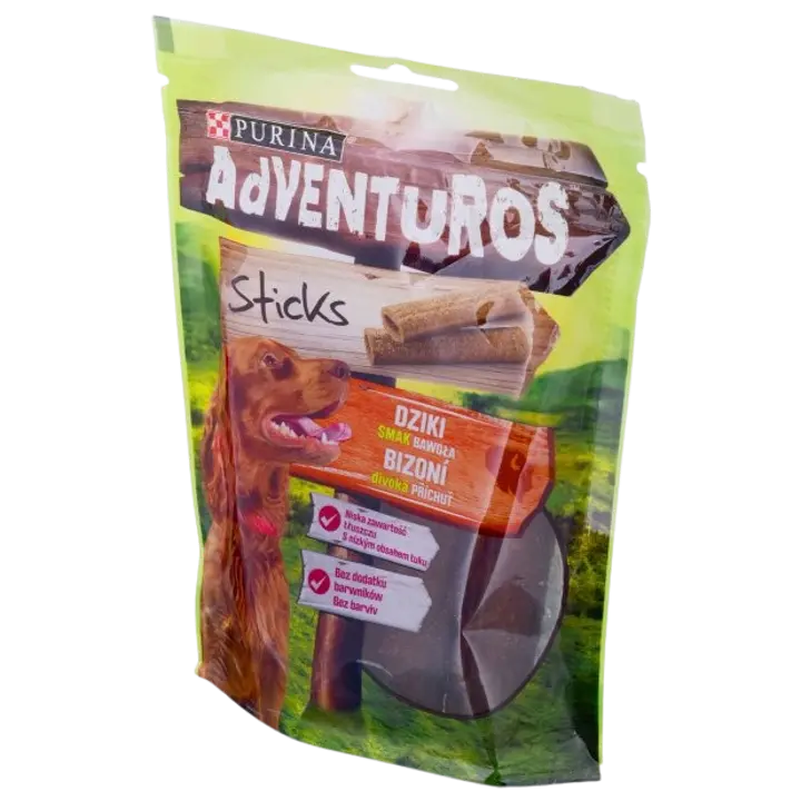 Purina Adventuros närimispulgad Stick pühvel 120g