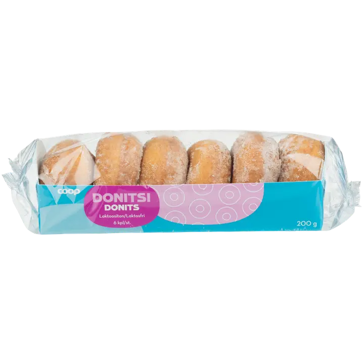 Coop donitsi 200 g 6 kpl