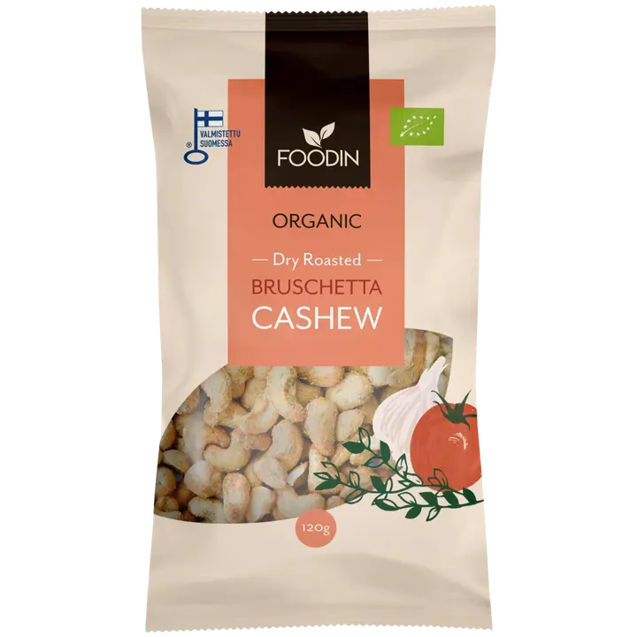 Foodin Bruschetta Cashew, luomu 120g