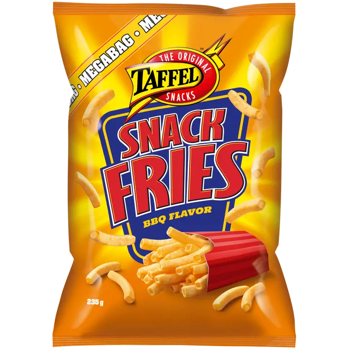 Taffel Snack Fries bbq maustettu sipsi 235g