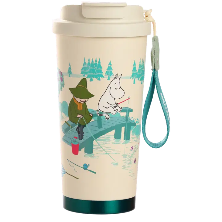 Muumi take away -termosmuki  580 ml kalassa