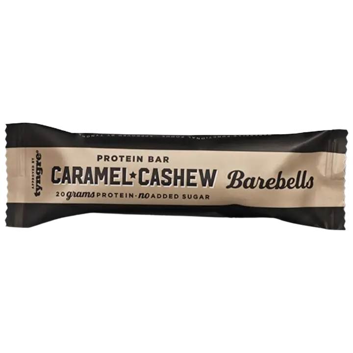 Barebells Caramel-Cashew -makuinen proteiinipatukka 55g