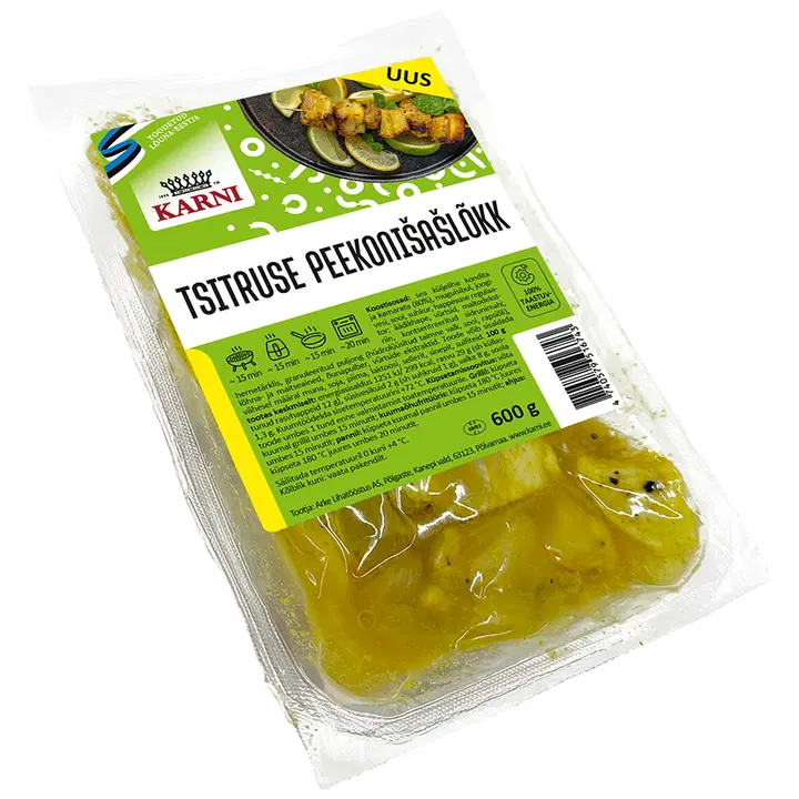 Karni Tsitruse peekonišašlõkk, 600 g