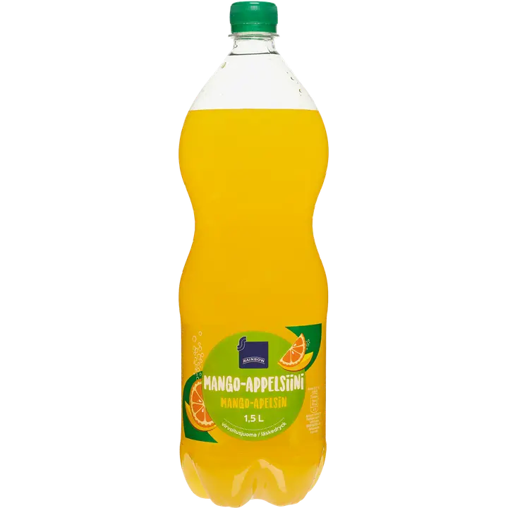 Rainbow Mango-appelsiini virvoitusjuoma 1,5l