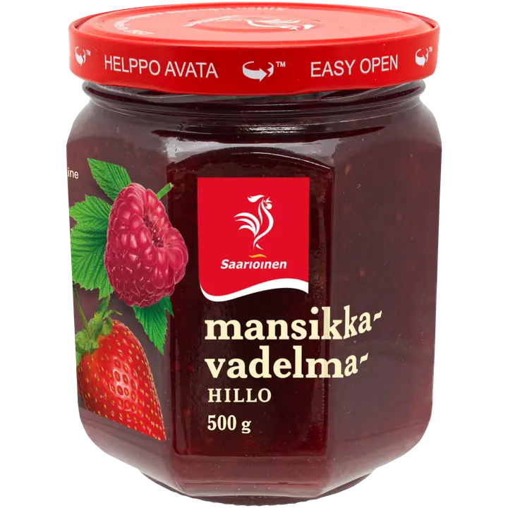 Saarioinen Mansikka-vadelmahillo 500g