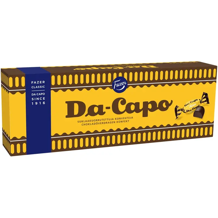 Fazer DaCapo tumma suklaakonvehti 350g