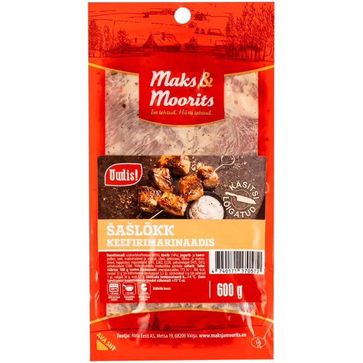 Šašlõkk keefirimarinaadis 600G